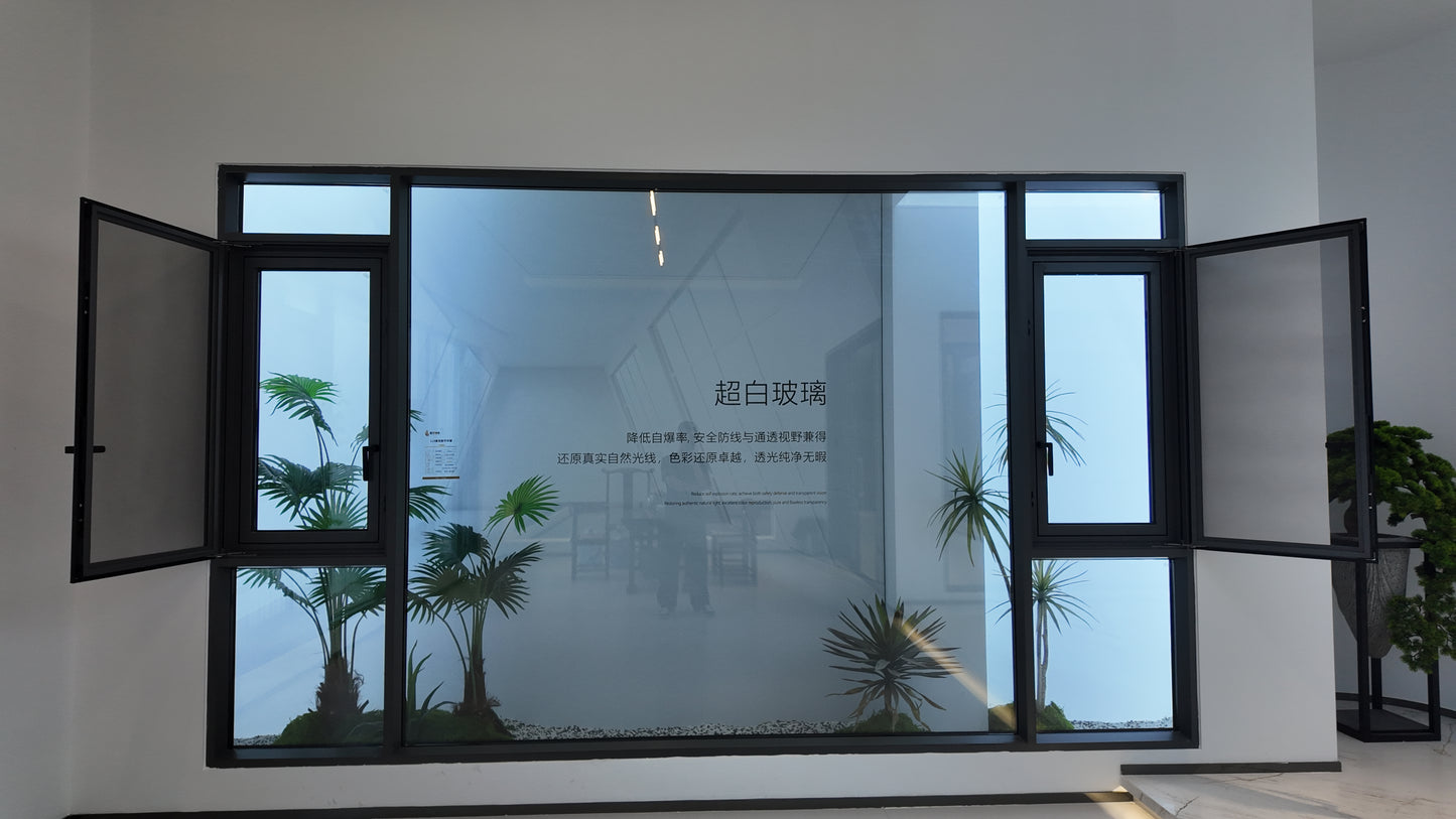 Factory Price Aluminum Casement Windows Custom Size Thermal Break Aluminum Casement Windows for Balcony Villa Project