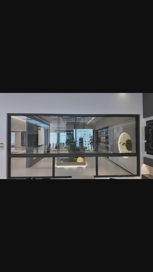 High Quality Aluminium Sliding Windows Double Glazed with Modern Magnets Aluminum Frame Modern Design